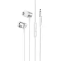 Borofone Earphones BM66 New Sound with microphone silver Foto 1