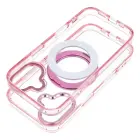 Case for iPhone 16 Frame Circle Stand compatible with MagSafe pink — Foto 2