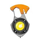 Mini flashlight LED keychain W5143 Type C with 2 screwdriver bits orange Foto 1