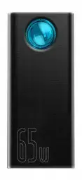Baseus Amblight Overseas Edition ārējais akumulators (powerbank) | 30000 mAh | 65W | USB-A, USB-C, Micro USB, Lightning | melns Foto 1