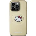 Hello Kitty Leather Kitty Head MagSafe case for iPhone 15 Pro - gold Фото num