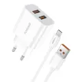 Foneng EU45 travel charger | USB-A, Micro USB Photo