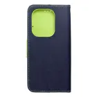 FANCY Book case for XIAOMI Redmi Note 13 Pro 4G navy / lime — Foto 9
