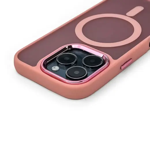 MagSafe Compatible Fashion Case for iPhone 17 - Pink Foto 3