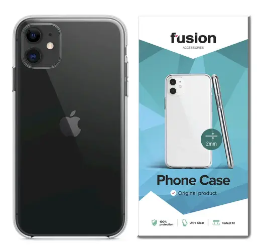 Fusion Ultra Clear Series 2 mm Силиконовый чехол для LG K51S Прозрачный (EU Blister) Фото num