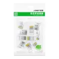 Ugreen 100x plug plug coupler end RJ45 8P8C Cat 6 transparent (60558) Фото num