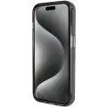 Guess Ring Stand Script Glitter MagSafe case for iPhone 15 Pro - black — Foto 5