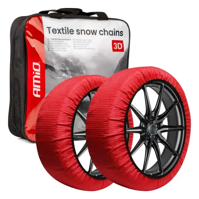 Textile snow chains 3D M EN16662-1 Önorm V5121 2 pcs AMIO-04508