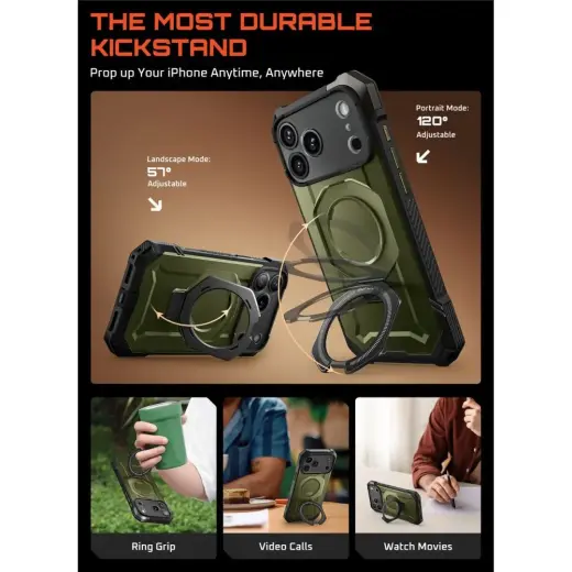 SUPCASE UB GRIP MAG MAGSAFE IPHONE 17 PRO GULDAN Photo