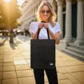 Shopping bag Wonder pattern 4 black Photo