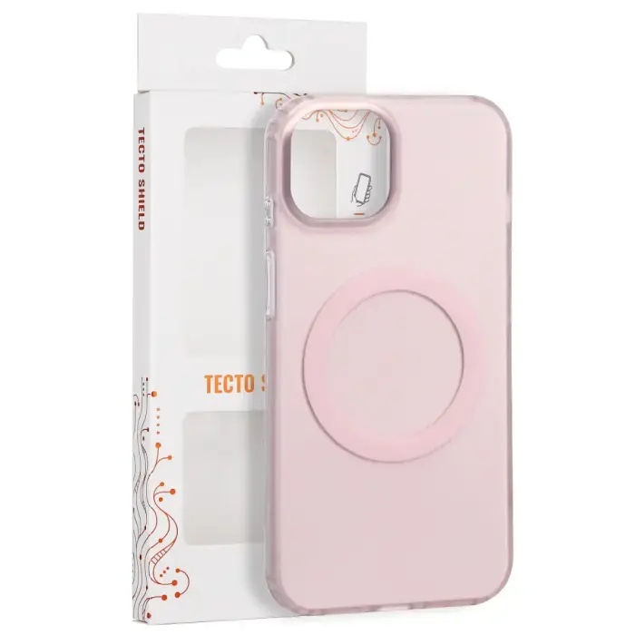 Tecto Shield Mistiq Mag case for iPhone 15 6,1" pink
