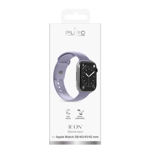 Puro Icon Strap for Apple Watch 38|40|41|42mm - Purple Фото num