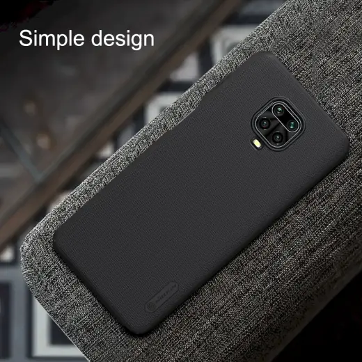 Nillkin Super Frosted Back Cover for Xiaomi Redmi Note 9 PRO|PRO MAX|9S Black Photo