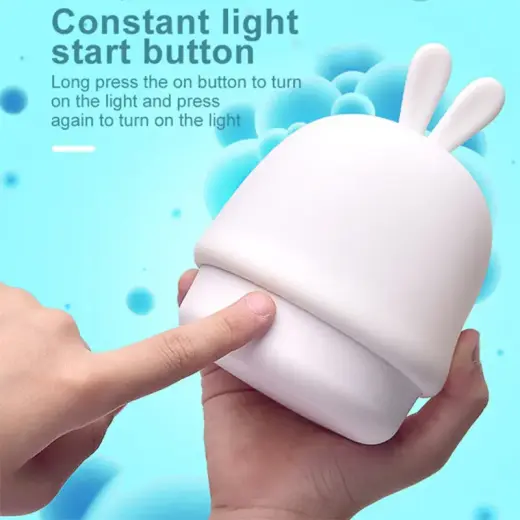 Night lamp W-008 Rabbit blue Foto 7