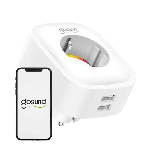 Smart plug WiFi Gosund SP112 2xUSB, 16A, Tuya Фото num