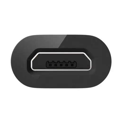 Fusion Universāls Adapteris Micro USB uz Type-C (USB-C) USB Savienojums Melns Foto 3