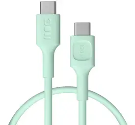 Green Cell PowerFlex datu pārraides un uzlādes vads | USB-C uz USB-C | 100W | 2m | zaļš Foto 1