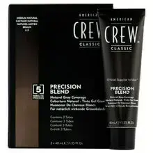 American Crew PRECISION BLEND Natural Gray Coverage - Toning hair mousse for gray hair 3 x 40 ml Medium Natural 4-5
