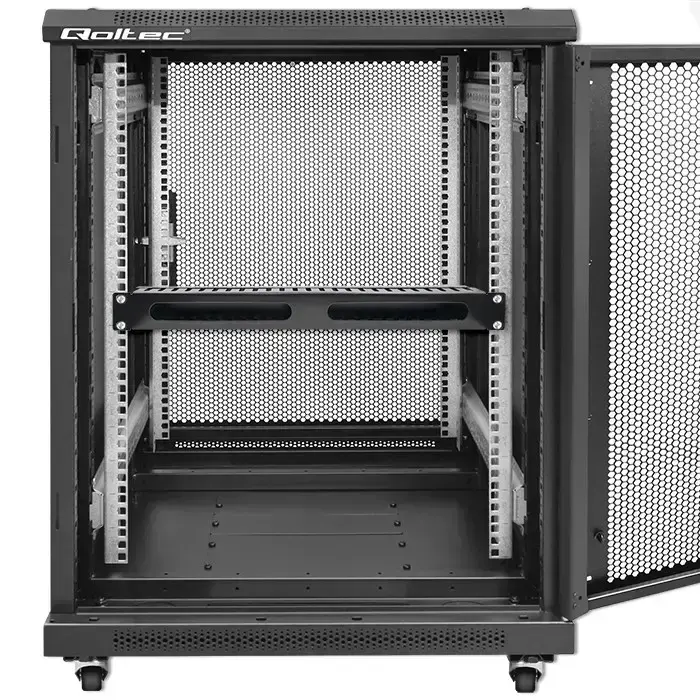 Qoltec Solid Steel Cable Organizer for 19" racks | 24 ports | 1U Foto 2