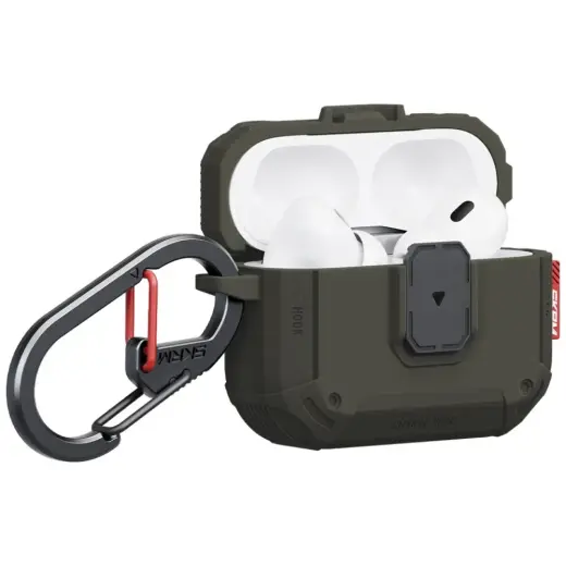 Case Skinarma Mecha LE for AirPods Pro 3 forest Foto 2