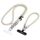 TECH-PROTECT C10S ROPE CROSSBODY & WRIST DESERT BEIGE/TITANIUM — Foto 1