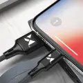 Wozinsky WUC-M1B datu pārraides un uzlādes vads | USB-A uz Micro USB | 12W | 1m | melns Foto 7