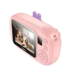 Digital kids camera with selfie function Hoco 1MP 2,0" HD Ready DV205 pink Foto 1