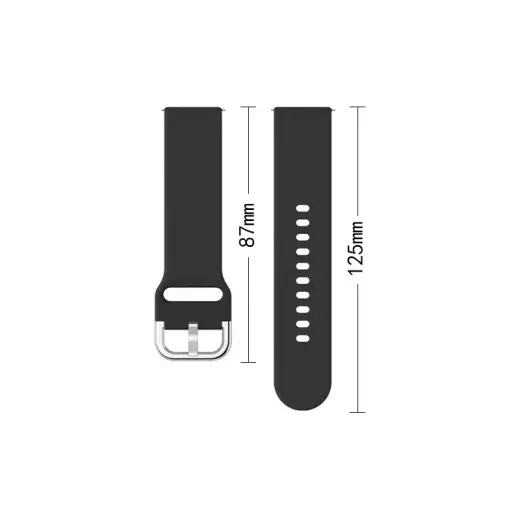 Silicone Strap TYS band for Samsung Galaxy Watch 40 | 41 | 42 | 43 | 44 mm - red Foto 5