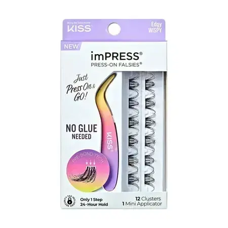 KISS ImPRESS Press-on Falsies, Edgy Wispy Foto 2