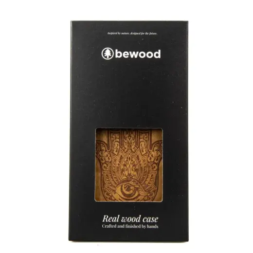 Bewood case for iPhone 15 Plus 6,7" Hamsa Imbuia Foto 5