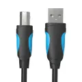 USB 2.0 A to USB-B printer cable Vention VAS-A16-B100 1m Black Foto 1