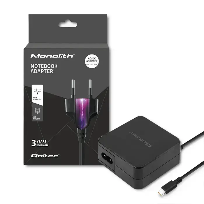 Зарядное устройство Qoltec Charger | 65W | PD | USB-C