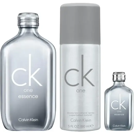 Calvin Klein One Essence Eau De Parfum Spray 100 Ml, Set of 3 Pieces