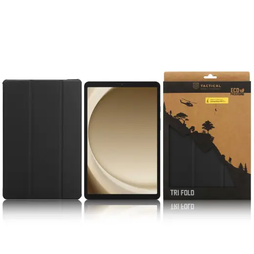 Tactical Book Tri Fold Case for Samsung Galaxy TAB A11+ Black Foto 3