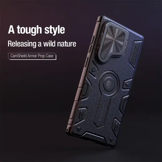Nillkin CamShield Armor Prop Case for Samsung Galaxy S24 Ultra - black Фото num