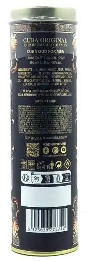 Cuba Oud smaržas vīriešiem 100 ml Foto 5