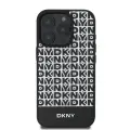 DKNY PU Leather Repeat Pattern Bottom Stripe MagSafe Case for iPhone 16 Pro Black — Foto 1