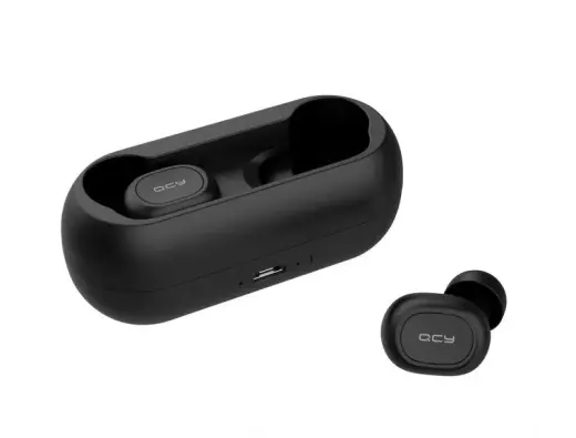 QCY T1C Airpods Bluetooth 5.0 Стерео Гарнитура с Микрофоном (MMEF2ZM|A) Черная Фото num