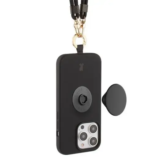 Etui JE 3in1 PopGrip iPhone 15 Pro 6.1" czarny|black 30485 (Just Elegance) Фото num