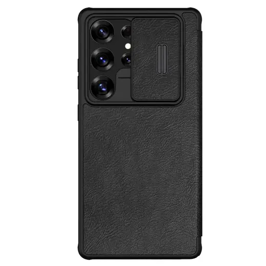 Nillkin Qin Pro telefona maciņš Samsung Galaxy S25 Ultra black Foto 1
