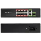 Qoltec FAST Ethernet PoE SWITCH 8x RJ45 PoE 2x RJ45 Uplink 1x SFP | 120W | 1000 Mb Foto 8