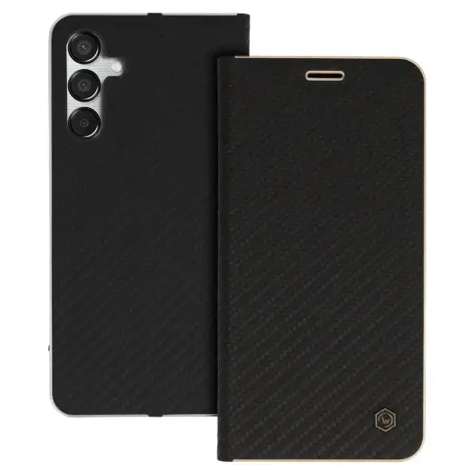Wonder Frame Carbon Case for Samsung Galaxy M15 5G black