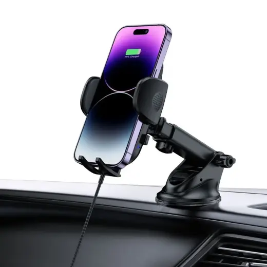 Tech-Protect CM15W-V1 car phone holder with 15W inductive charger for cockpit | air vent - black Foto 8