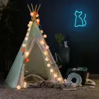 Neon LED Light CAT turquoise NNE24 Neolia Foto 8