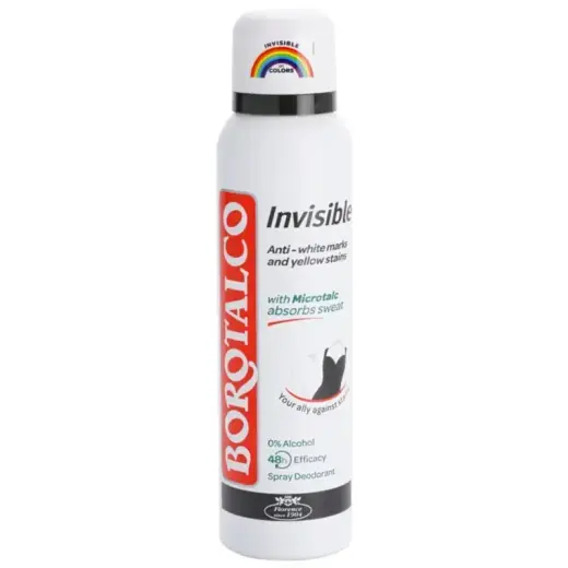 Borotalco Invisible Deodorant Spray (Spray Deo) 150 Ml