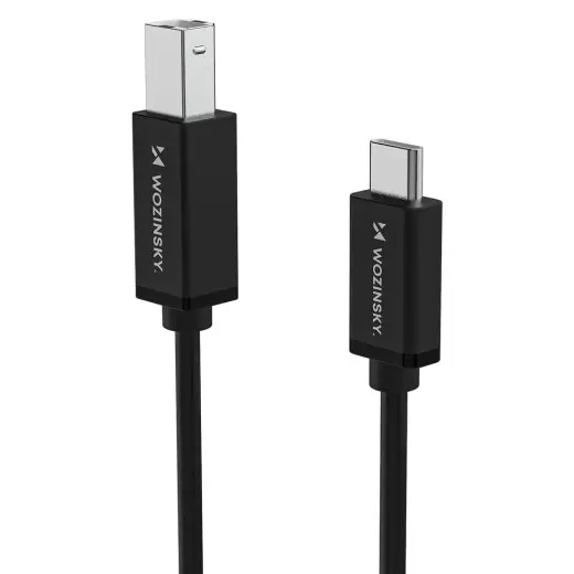 Wozinsky WKDDY1S USB-B - USB-C Cable 1m - Black Foto 3