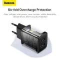 Baseus Compact зарядное устройство | 10.5W | USB-A | черное — Фото 2