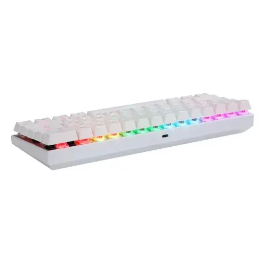 Wireless mechanical keyboard Motospeed SK62 White (blue switch) Photo