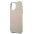 GUHCP12MLSVSGP Guess Silicone Vintage Pink Script Cover for iPhone 12|12 Pro 6.1 Grey Фото num