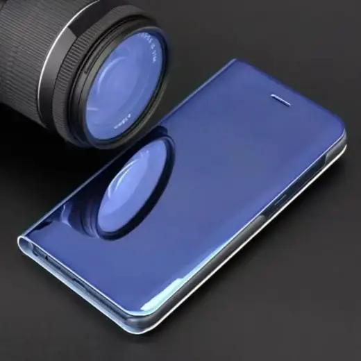 Smart Clear View case for Samsung Galaxy S23 FE blue Foto 6